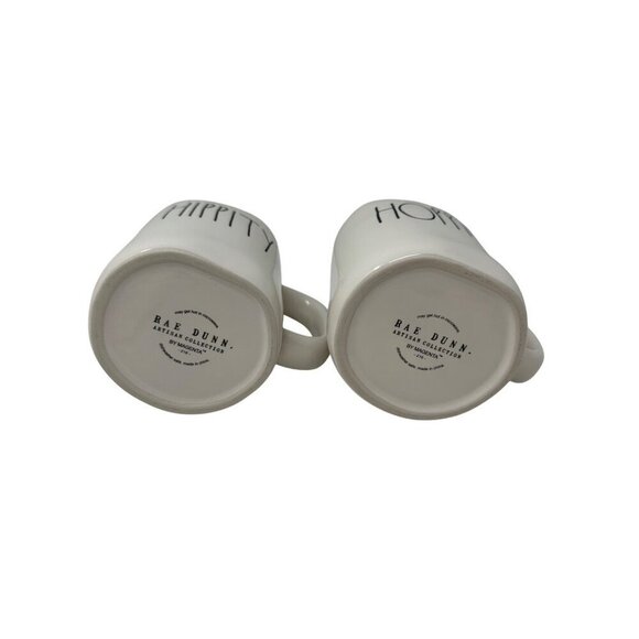 Rae Dunn HIPPITY HOPPITY Mug Set Ceramic 16oz Coffee Mug Kitchen Easter Rabbit - Picture 2 of 6